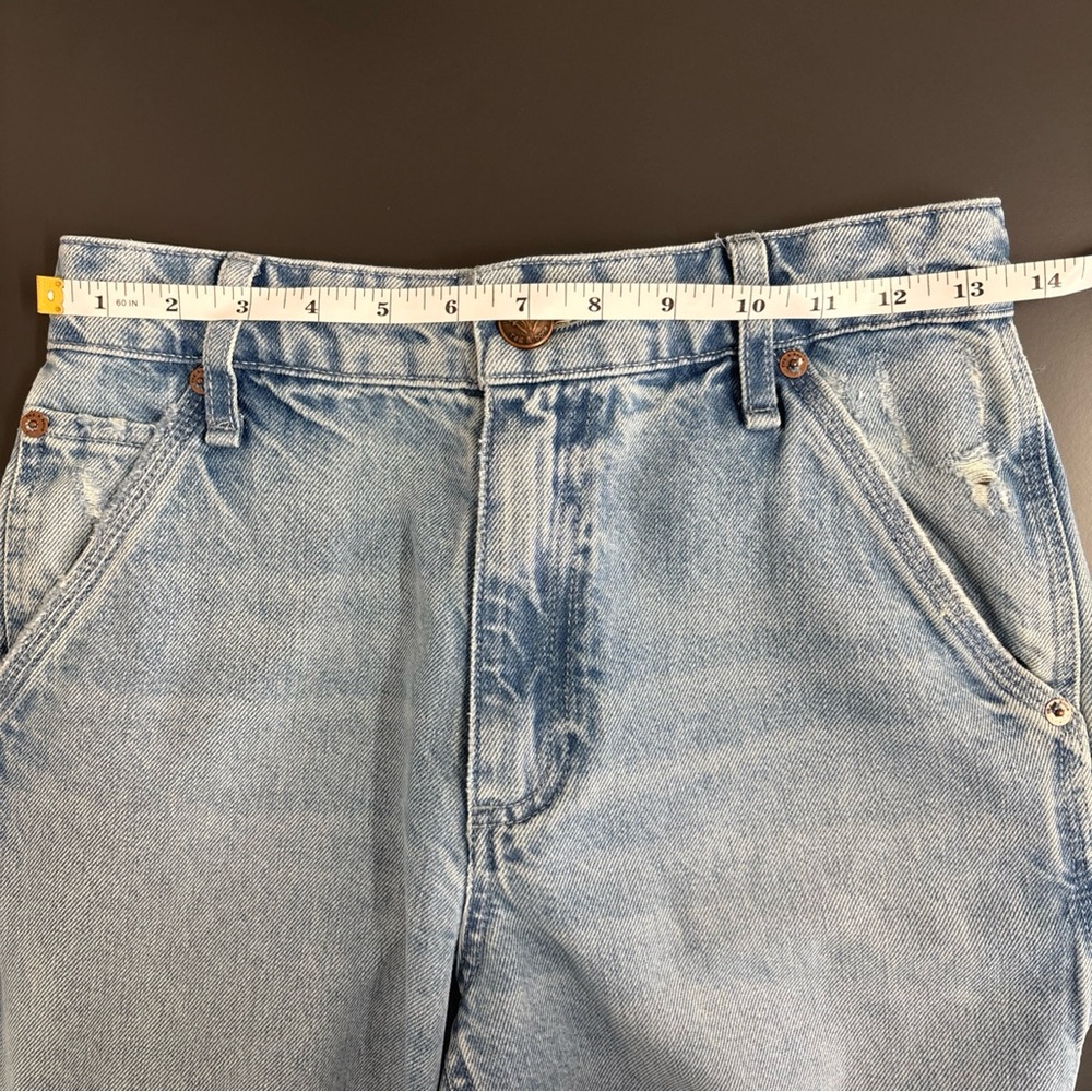 Rag & Bone Sid Carpenter Jean Women 23 Kona Light Wash Wide Leg Denim Soft Comfy - Picture 14 of 16